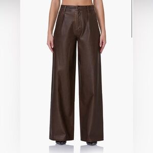 AFRM Brown Wide Leg Pants